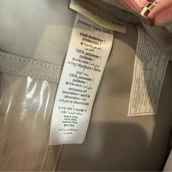 POTTERY BARN KIDS Mackenzie Light Pink Sparkle Glitter Backpack- Small - Picture 9 of 10